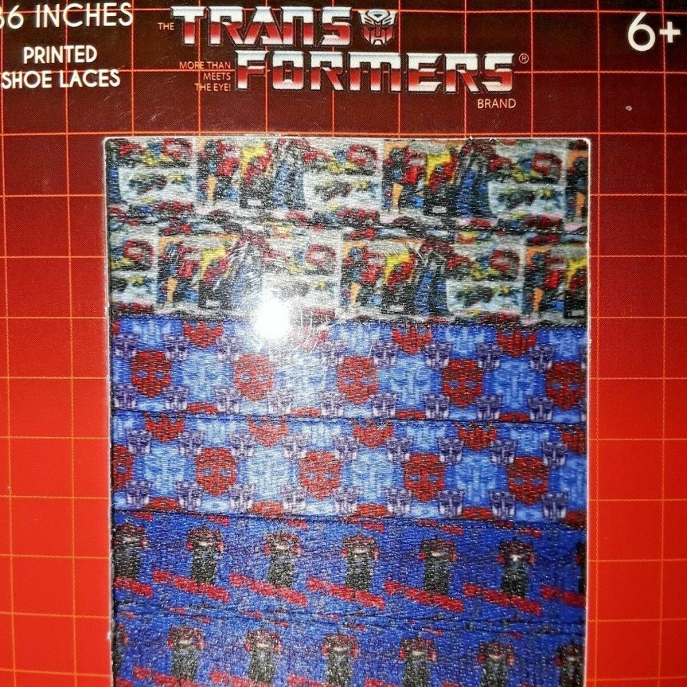 TRANSFORMERS 36" 3 PR PRINTED SHOE LACES